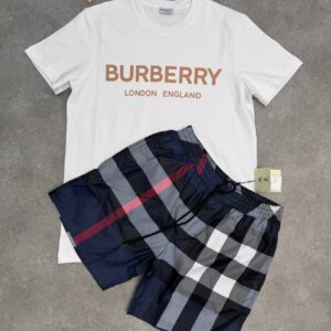 Burberry London T-Shirt & Check Swim Shorts
